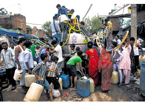 印度长期供水短缺“供水黑手党”日益壮大